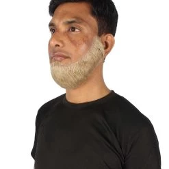 HPO Adult Men's Chin Curtain Style Long Beard Set | Multiple Color Options | HPO