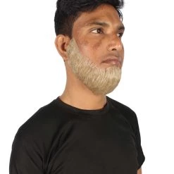 HPO Adult Men's Chin Curtain Style Long Beard Set | Multiple Color Options | HPO