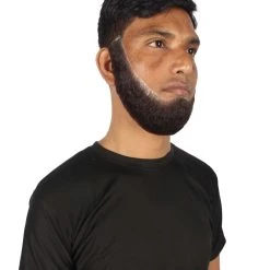 HPO Adult Men's Chin Curtain Style Long Beard Set | Multiple Color Options | HPO