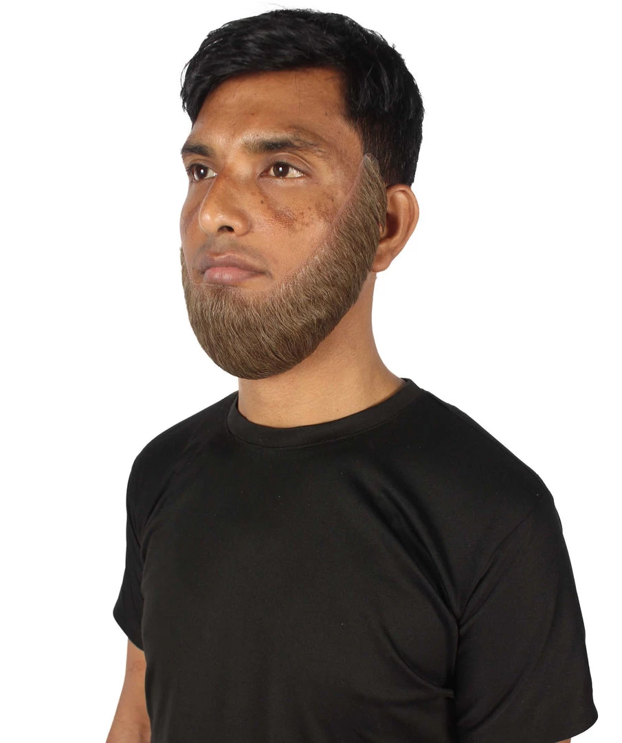 HPO Adult Men's Western Chin Curtain Style Long Beard Set | Multiple Colors 7 HPO Adult Men's Western Chin Curtain Style Long Beard Set | Multiple Colors