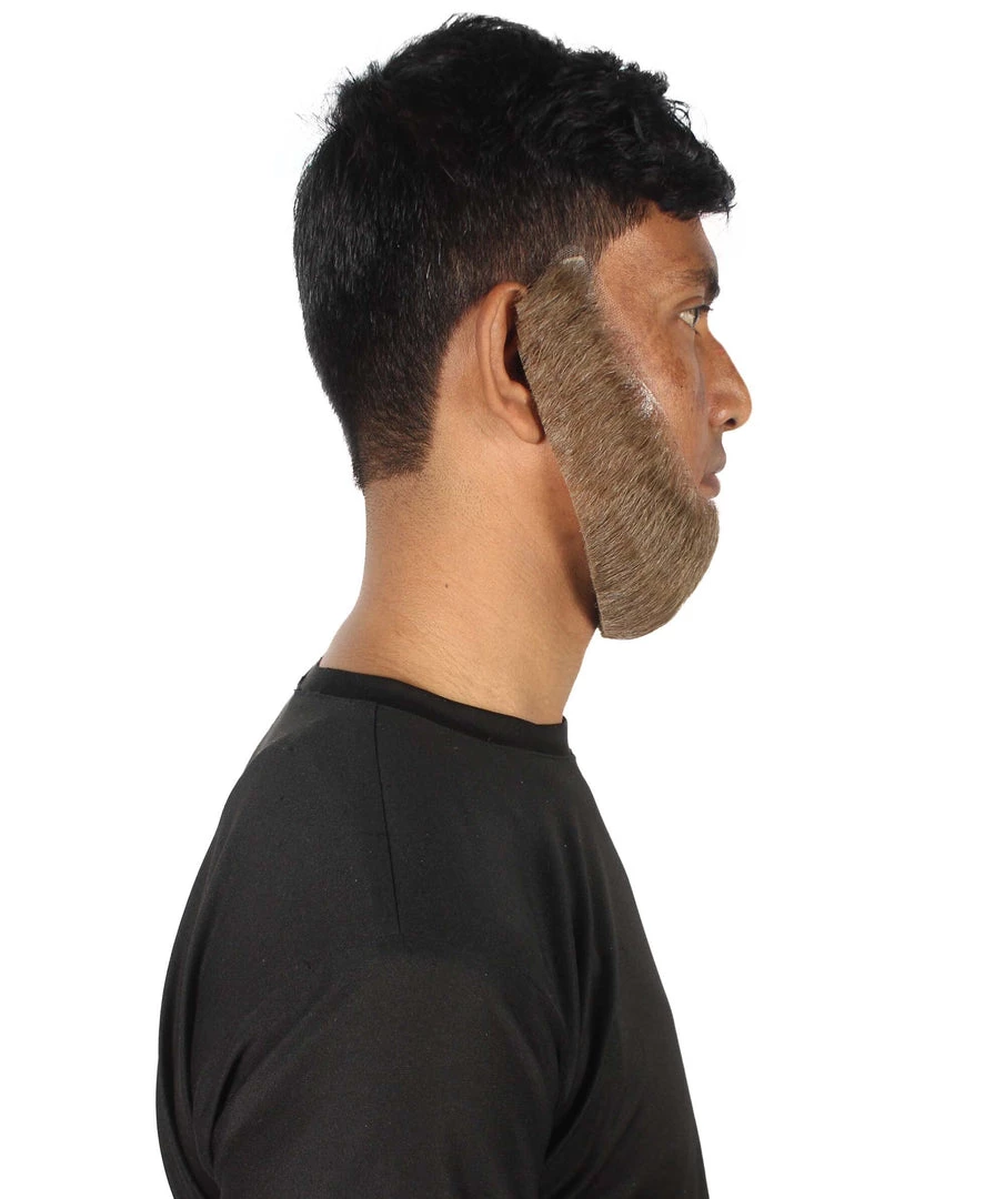 HPO Adult Men's Western Chin Curtain Style Long Beard Set | Multiple Colors 9 HPO Adult Men's Western Chin Curtain Style Long Beard Set | Multiple Colors