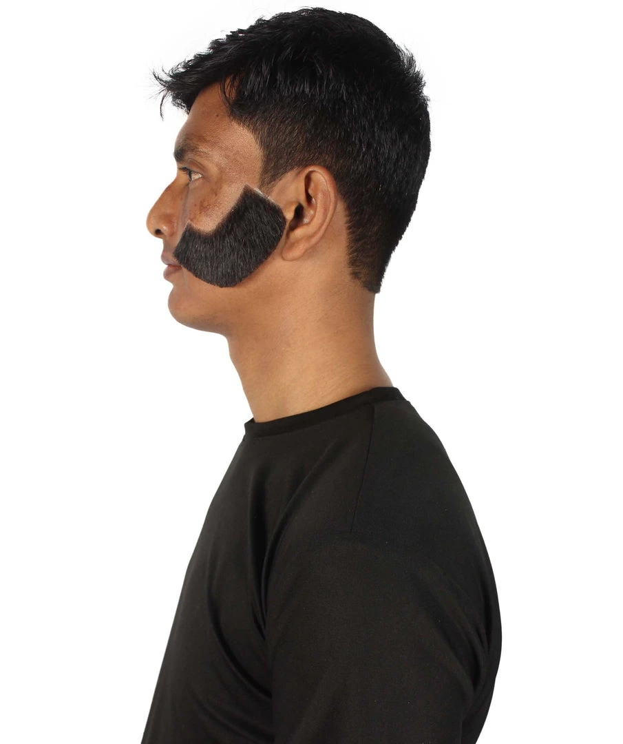 HPO Adult Men's Fake Facial Hair Mutton Chops Side Burns Set | Multiple Colors 32 HPO Adult Men's Fake Facial Hair Mutton Chops Side Burns Set | Multiple Colors