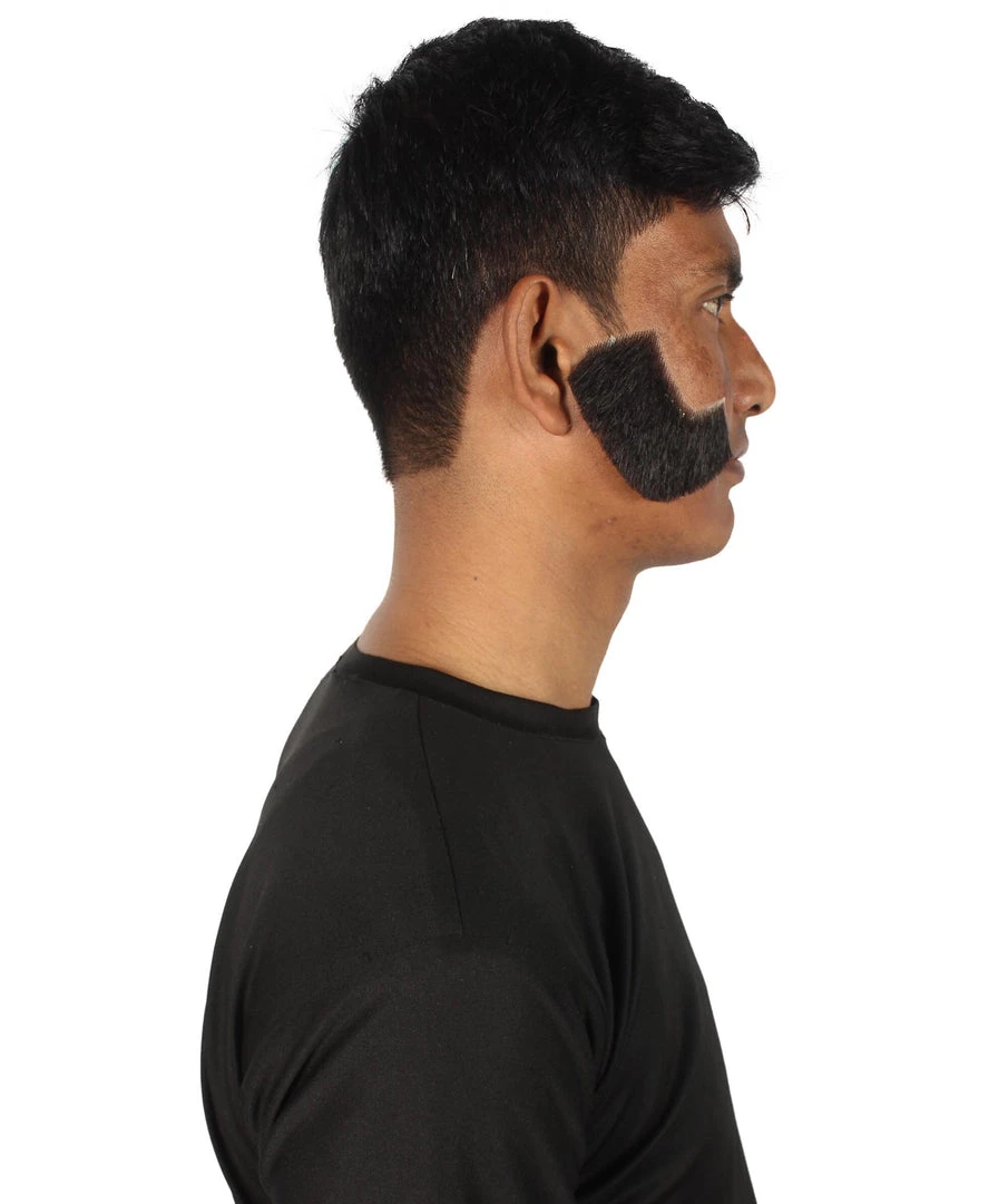 HPO Adult Men's Fake Facial Hair Mutton Chops Side Burns Set | Multiple Colors 33 HPO Adult Men's Fake Facial Hair Mutton Chops Side Burns Set | Multiple Colors