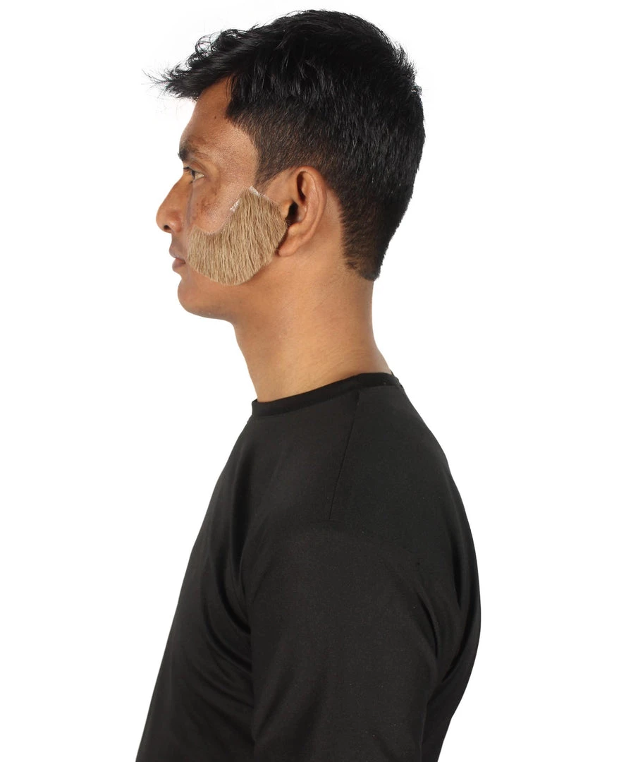 HPO Adult Men's Fake Facial Hair Mutton Chops Side Burns Set | Multiple Colors 37 HPO Adult Men's Fake Facial Hair Mutton Chops Side Burns Set | Multiple Colors