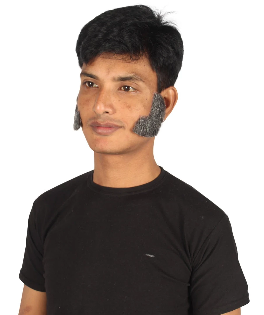 HPO Adult Men's Fake Facial Hair Mutton Chops Side Burns Set | Multiple Colors 41 HPO Adult Men's Fake Facial Hair Mutton Chops Side Burns Set | Multiple Colors