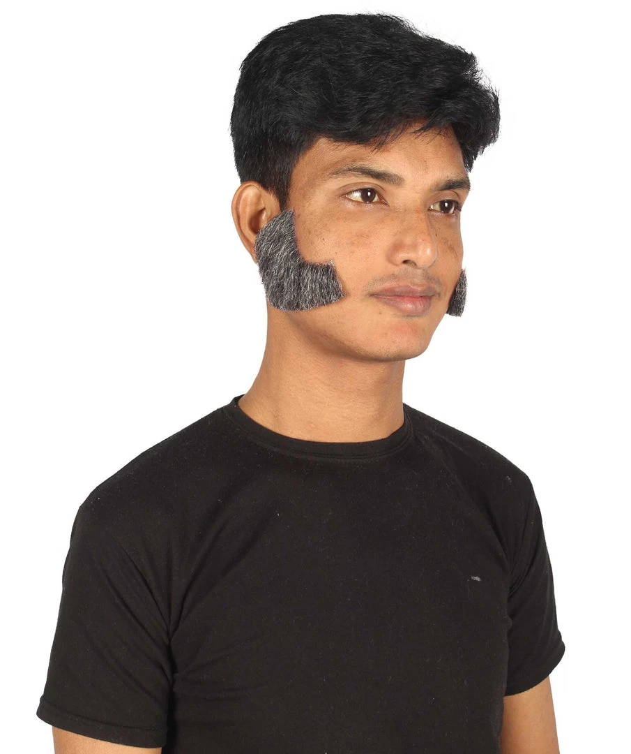 HPO Adult Men's Fake Facial Hair Mutton Chops Side Burns Set | Multiple Colors 44 HPO Adult Men's Fake Facial Hair Mutton Chops Side Burns Set | Multiple Colors
