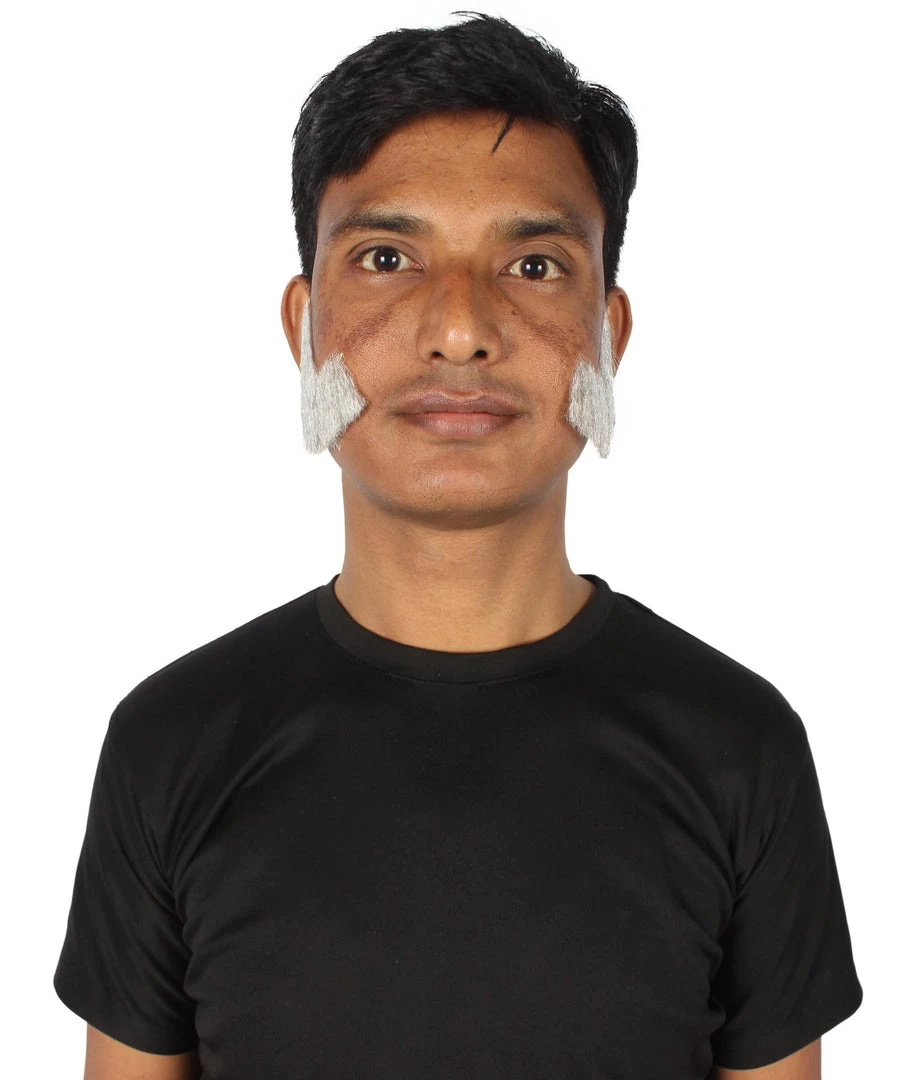 HPO Adult Men's Fake Facial Hair Mutton Chops Side Burns Set | Multiple Colors 25 HPO Adult Men's Fake Facial Hair Mutton Chops Side Burns Set | Multiple Colors