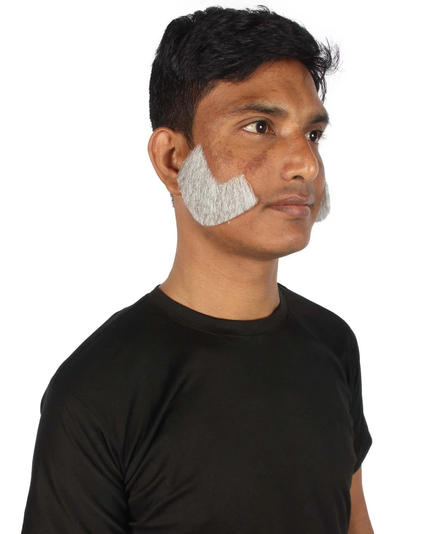 HPO Adult Men's Fake Facial Hair Mutton Chops Side Burns Set | Multiple Colors 29 HPO Adult Men's Fake Facial Hair Mutton Chops Side Burns Set | Multiple Colors