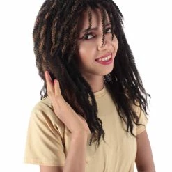 HPO Adult Women's Long Dreadlock Wig | Multiple Color Options