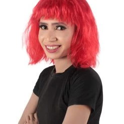 HPO Women's Shoulder Length Bangs Wavy Cosplay Wig | Multiple Color Options 50 HPO Women's Shoulder Length Bangs Wavy Cosplay Wig | Multiple Color Options