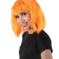 HPO Women's Shoulder Length Bangs Wavy Cosplay Wig | Multiple Color Options 53 HPO Women's Shoulder Length Bangs Wavy Cosplay Wig | Multiple Color Options