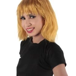 HPO Women's Shoulder Length Bangs Wavy Cosplay Wig | Multiple Color Options 55 HPO Women's Shoulder Length Bangs Wavy Cosplay Wig | Multiple Color Options