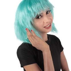 HPO Women's Shoulder Length Bangs Wavy Cosplay Wig | Multiple Color Options 59 HPO Women's Shoulder Length Bangs Wavy Cosplay Wig | Multiple Color Options