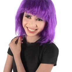 HPO Women's Shoulder Length Bangs Wavy Cosplay Wig | Multiple Color Options 61 HPO Women's Shoulder Length Bangs Wavy Cosplay Wig | Multiple Color Options