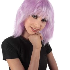 HPO Women's Shoulder Length Bangs Wavy Cosplay Wig | Multiple Color Options 62 HPO Women's Shoulder Length Bangs Wavy Cosplay Wig | Multiple Color Options