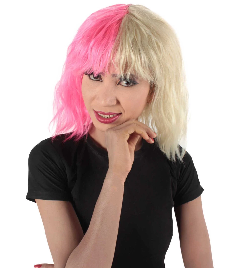 HPO Women's Shoulder Length Bangs Wavy Cosplay Wig | Multiple Color Options 29 HPO Women's Shoulder Length Bangs Wavy Cosplay Wig | Multiple Color Options