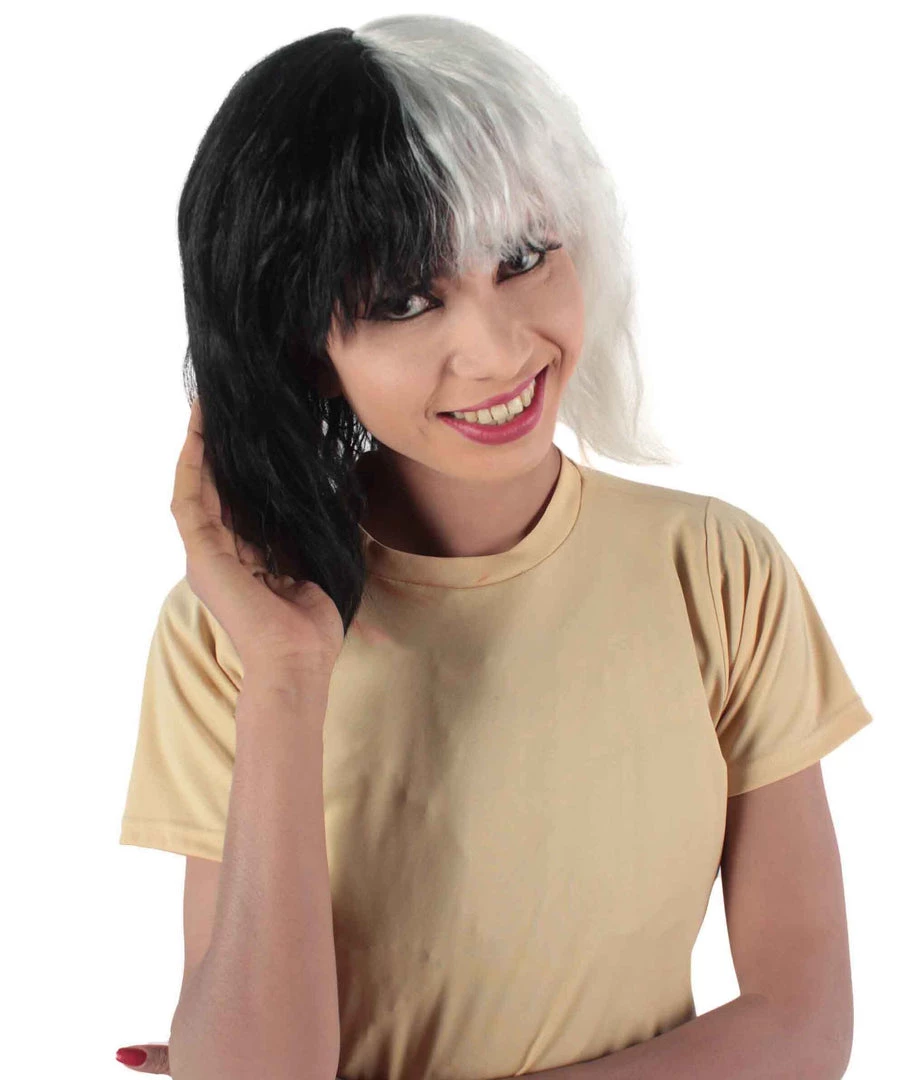 HPO Women's Shoulder Length Bangs Wavy Cosplay Wig | Multiple Color Options 30 HPO Women's Shoulder Length Bangs Wavy Cosplay Wig | Multiple Color Options