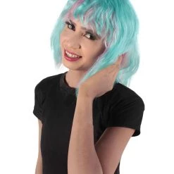 HPO Women's Shoulder Length Bangs Wavy Cosplay Wig | Multiple Color Options 72 HPO Women's Shoulder Length Bangs Wavy Cosplay Wig | Multiple Color Options