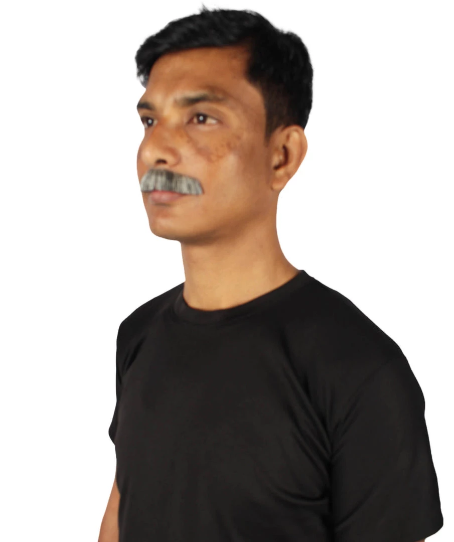 HPO Men's Synthetic Hair Mustache Cosplay Facial Hair 58 HPO Men's Synthetic Hair Mustache Cosplay Facial Hair