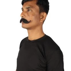 HPO Adult Men's Fake Imperial Human Hair Mustache | Multiple Color Options 26 HPO Adult Men's Fake Imperial Human Hair Mustache | Multiple Color Options