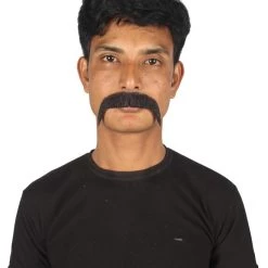 Men's Horseshoe Human Hair Mustache | Facial Hair Multiple Colors Option | HPO 91 Men's Horseshoe Human Hair Mustache | Facial Hair Multiple Colors Option | HPO