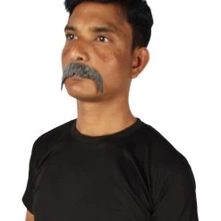 Men's Horseshoe Human Hair Mustache | Facial Hair Multiple Colors Option | HPO 97 Men's Horseshoe Human Hair Mustache | Facial Hair Multiple Colors Option | HPO