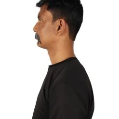 Men's Horseshoe Human Hair Mustache | Facial Hair Multiple Colors Option | HPO 98 Men's Horseshoe Human Hair Mustache | Facial Hair Multiple Colors Option | HPO