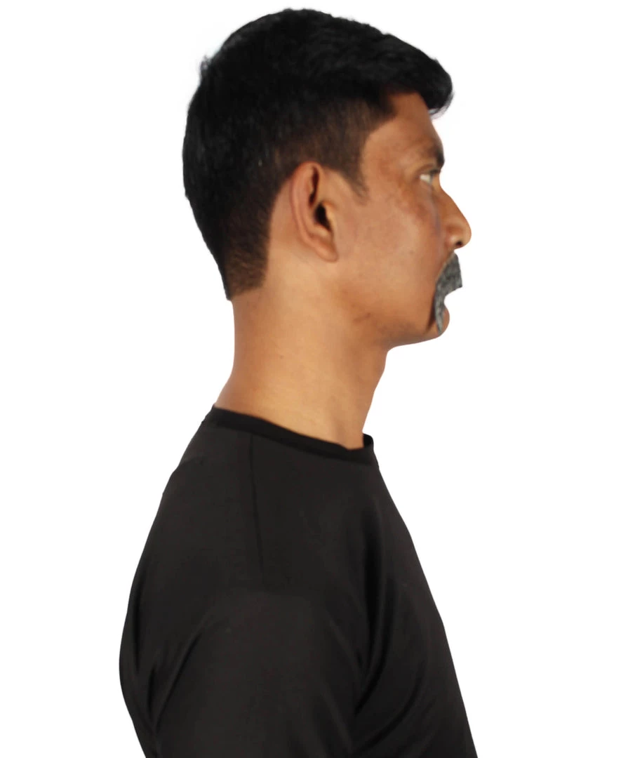 Men's Horseshoe Human Hair Mustache | Facial Hair Multiple Colors Option | HPO 42 Men's Horseshoe Human Hair Mustache | Facial Hair Multiple Colors Option | HPO