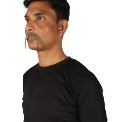 Men's Horseshoe Human Hair Mustache | Facial Hair Multiple Colors Option | HPO 102 Men's Horseshoe Human Hair Mustache | Facial Hair Multiple Colors Option | HPO