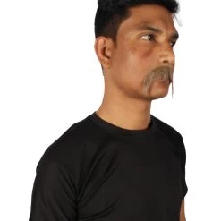 Men's Horseshoe Human Hair Mustache | Facial Hair Multiple Colors Option | HPO 105 Men's Horseshoe Human Hair Mustache | Facial Hair Multiple Colors Option | HPO