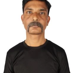 Men's Horseshoe Human Hair Mustache | Facial Hair Multiple Colors Option | HPO 106 Men's Horseshoe Human Hair Mustache | Facial Hair Multiple Colors Option | HPO