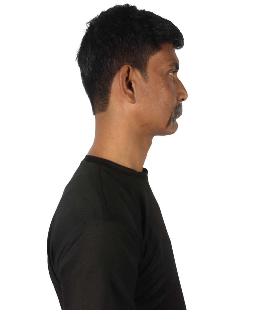 Men's Horseshoe Human Hair Mustache | Facial Hair Multiple Colors Option | HPO 57 Men's Horseshoe Human Hair Mustache | Facial Hair Multiple Colors Option | HPO