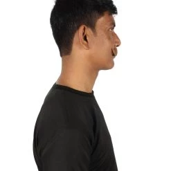 HPO Adult Men's Fake Imperial Human Hair Mustache | Multiple Color Options