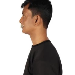 HPO Adult Men's Fake Imperial Human Hair Mustache | Multiple Color Options