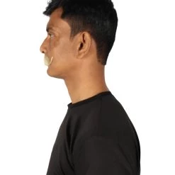 HPO Adult Men's Fake Imperial Human Hair Mustache | Multiple Color Options