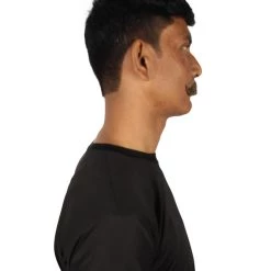 HPO Adult Men's Fake Imperial Human Hair Mustache | Multiple Color Options