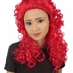 HPO Adult Women's Long Curly Country Singer Wig | Multiple Color Options