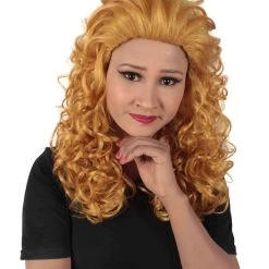 HPO Adult Women's Long Curly Country Singer Wig | Multiple Color Options