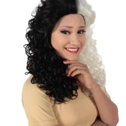 HPO Adult Women's Long Curly Country Singer Wig | Multiple Color Options