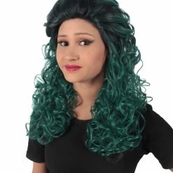 HPO Adult Women's Long Curly Country Singer Wig | Multiple Color Options