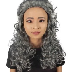HPO Adult Women's Long Curly Country Singer Wig | Multiple Color Options