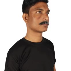 HPO Men's Human Hair Mustache Cosplay Facial Hair