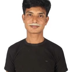 HPO Adult Men's Borat Fake Synthetic Hair Mustache | Multicolor Color Options 46 HPO Adult Men's Borat Fake Synthetic Hair Mustache | Multicolor Color Options