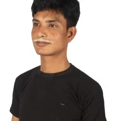 HPO Adult Men's Borat Fake Synthetic Hair Mustache | Multicolor Color Options 47 HPO Adult Men's Borat Fake Synthetic Hair Mustache | Multicolor Color Options