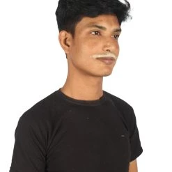 HPO Adult Men's Borat Fake Synthetic Hair Mustache | Multicolor Color Options 50 HPO Adult Men's Borat Fake Synthetic Hair Mustache | Multicolor Color Options