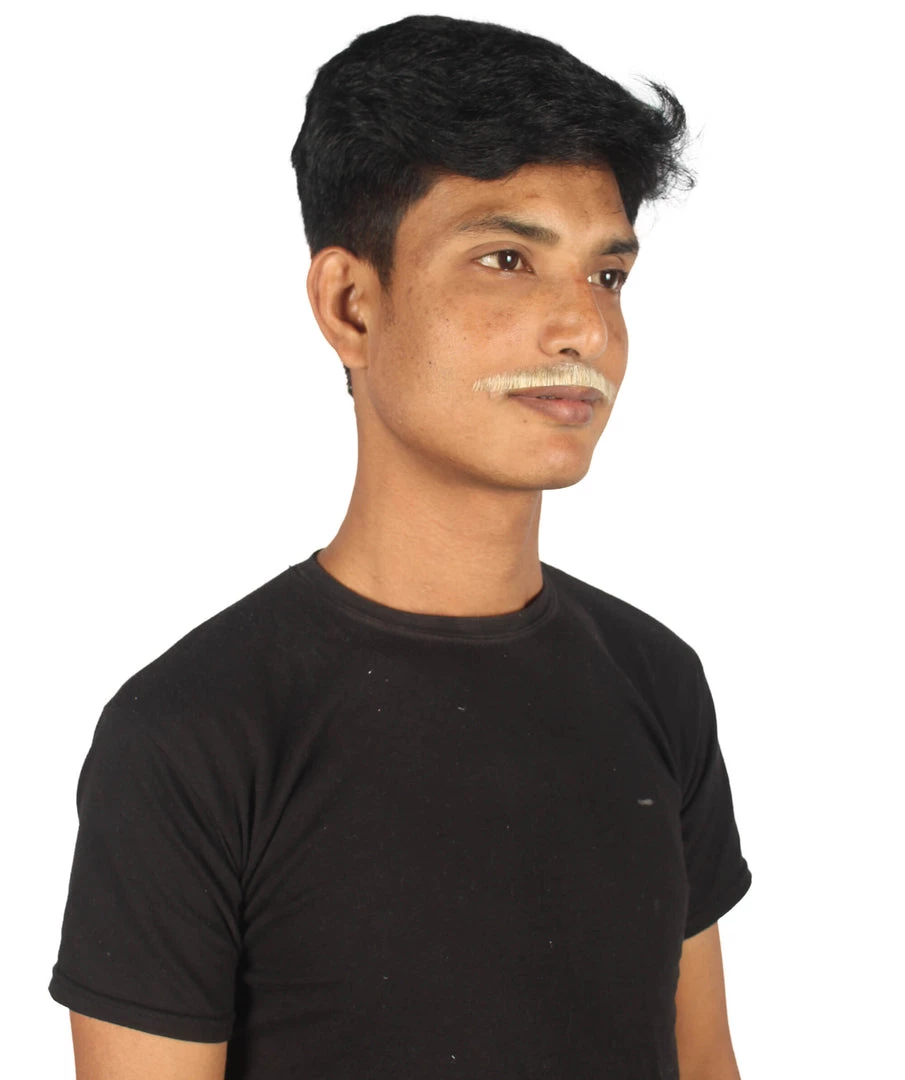 HPO Adult Men's Borat Fake Synthetic Hair Mustache | Multicolor Color Options 18 HPO Adult Men's Borat Fake Synthetic Hair Mustache | Multicolor Color Options