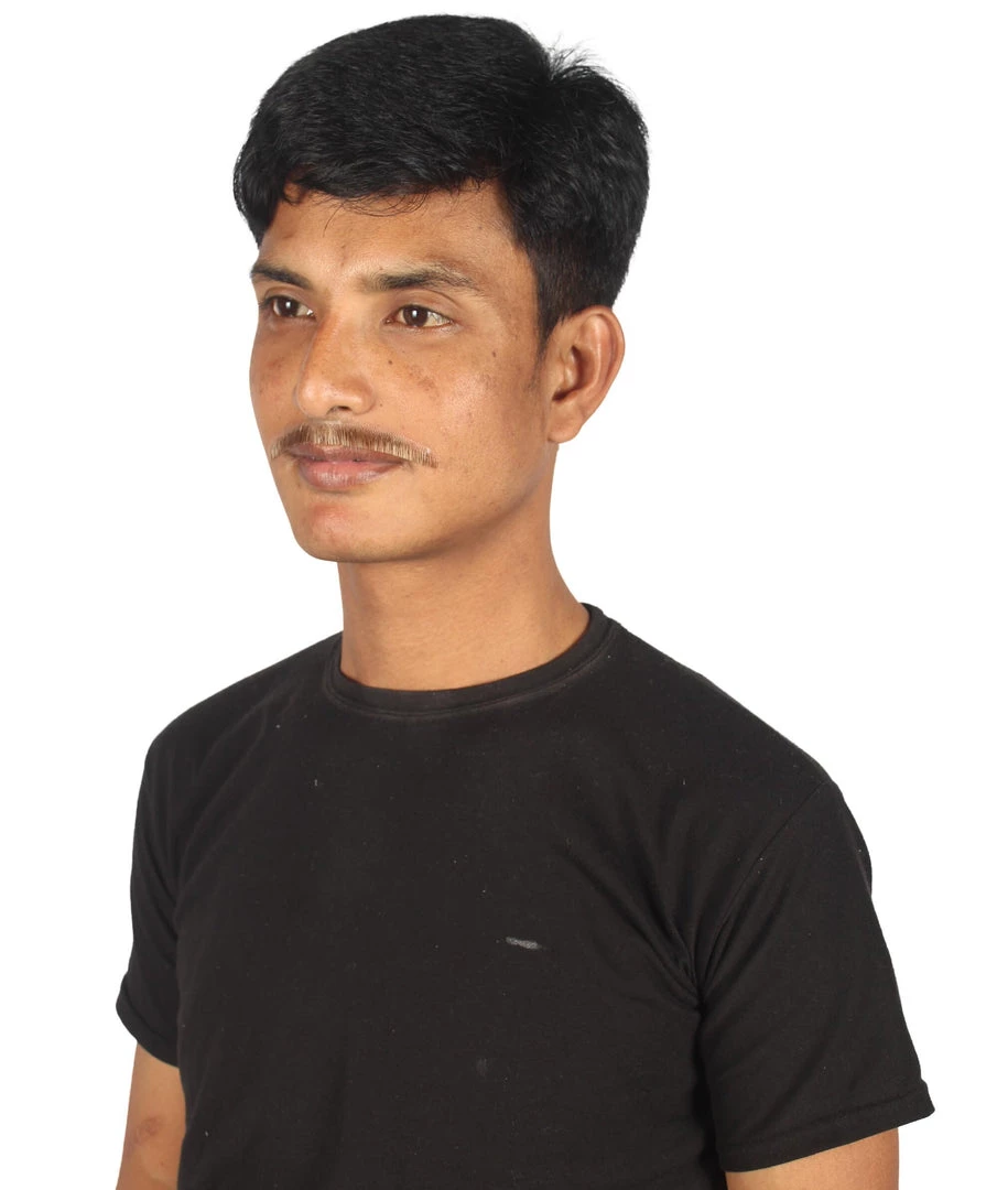 HPO Adult Men's Borat Fake Synthetic Hair Mustache | Multicolor Color Options 20 HPO Adult Men's Borat Fake Synthetic Hair Mustache | Multicolor Color Options