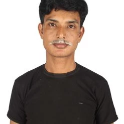 HPO Adult Men's Borat Fake Synthetic Hair Mustache | Multicolor Color Options 56 HPO Adult Men's Borat Fake Synthetic Hair Mustache | Multicolor Color Options