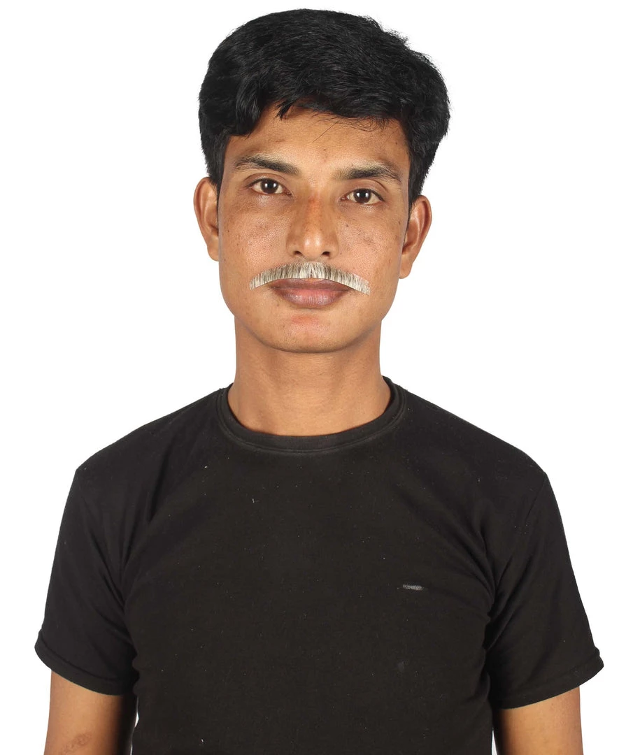 HPO Adult Men's Borat Fake Synthetic Hair Mustache | Multicolor Color Options 24 HPO Adult Men's Borat Fake Synthetic Hair Mustache | Multicolor Color Options