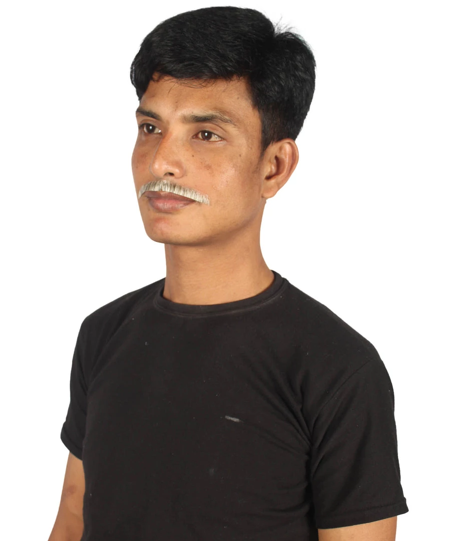 HPO Adult Men's Borat Fake Synthetic Hair Mustache | Multicolor Color Options 25 HPO Adult Men's Borat Fake Synthetic Hair Mustache | Multicolor Color Options